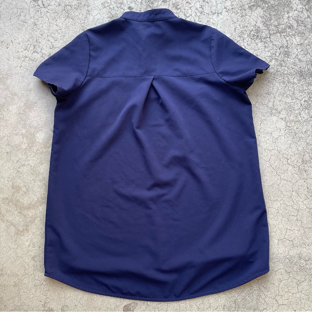FIGS Kitale Women's W21SW1012 Navy Blue Maternity Scrub Top Size Small - Picture 8 of 10